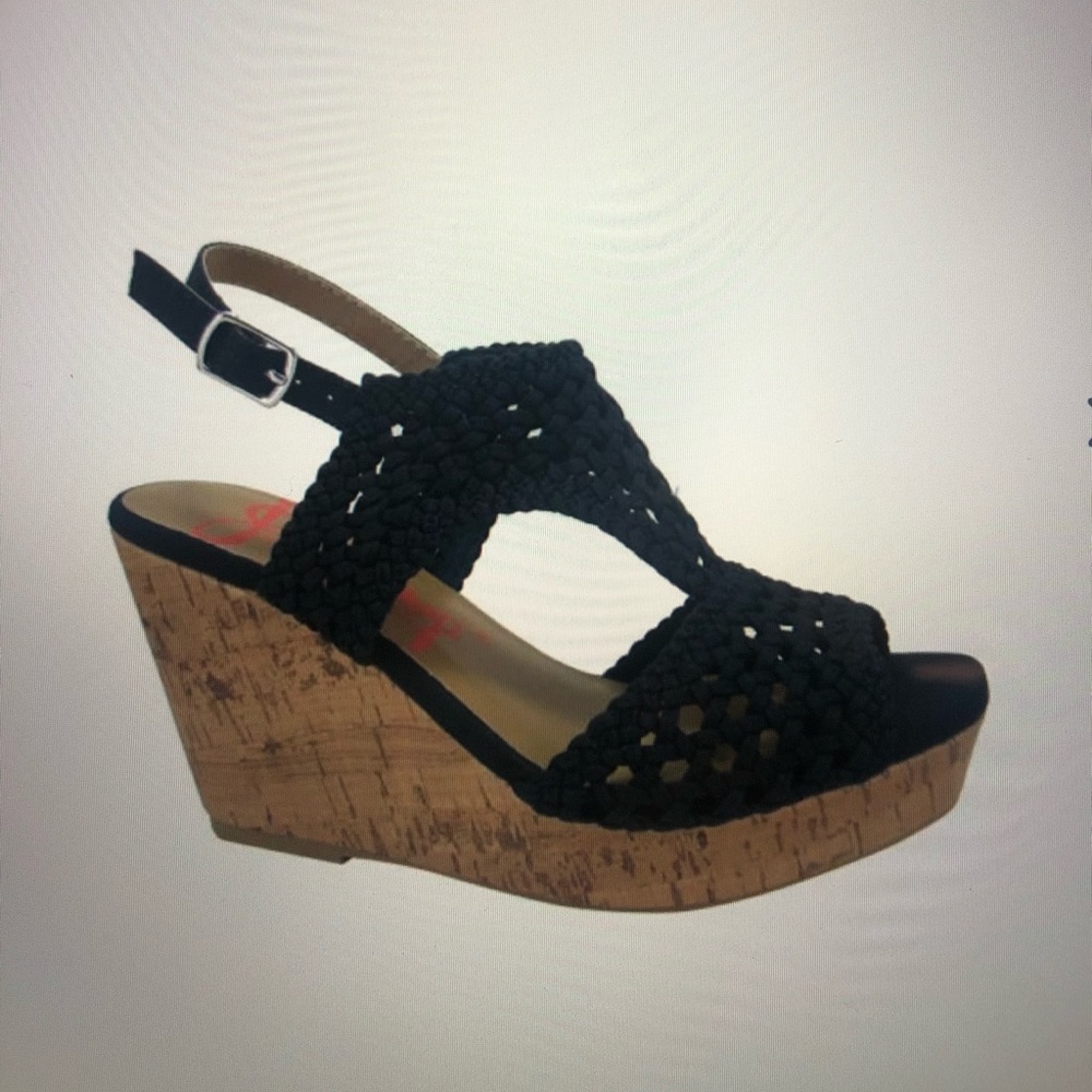 Jellypop Alexia Woven Wedge Sandals